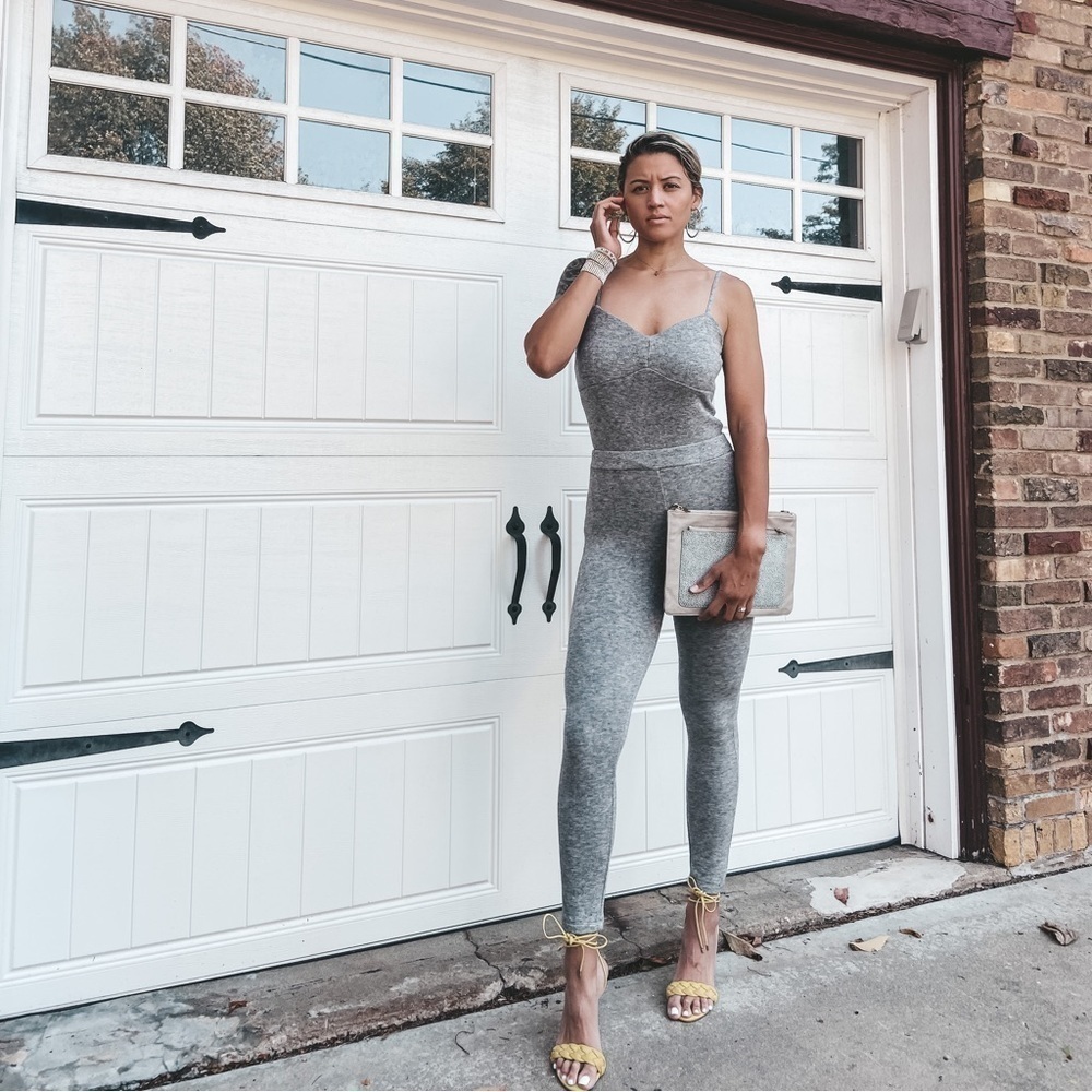 Express Gray sweater leggings